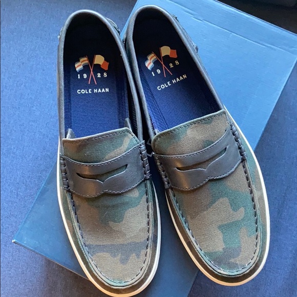 cole haan nantucket loafer blue